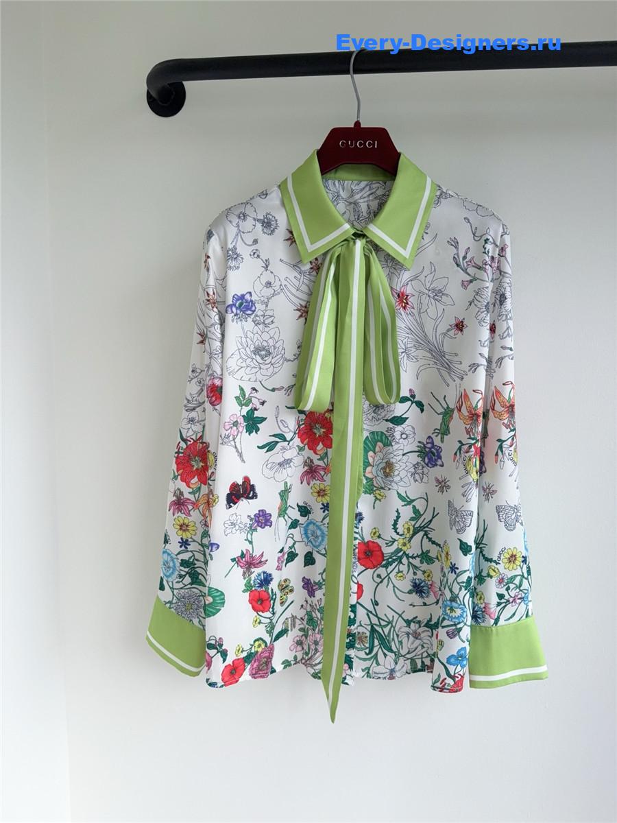 Gvc*1 printed silk shirt