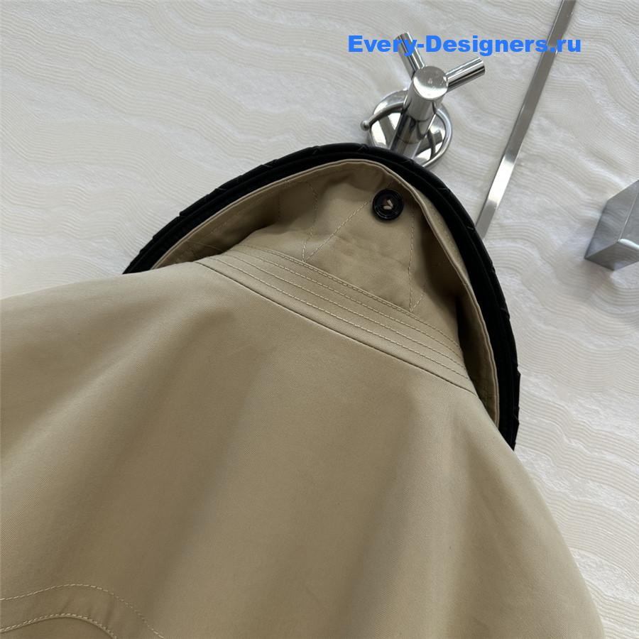 b0tt*ga Ven*ta beige intrecciato jacket