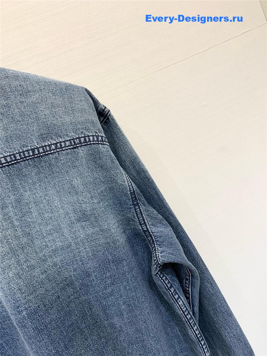 Miu Miu Cropped Shirt Jacket