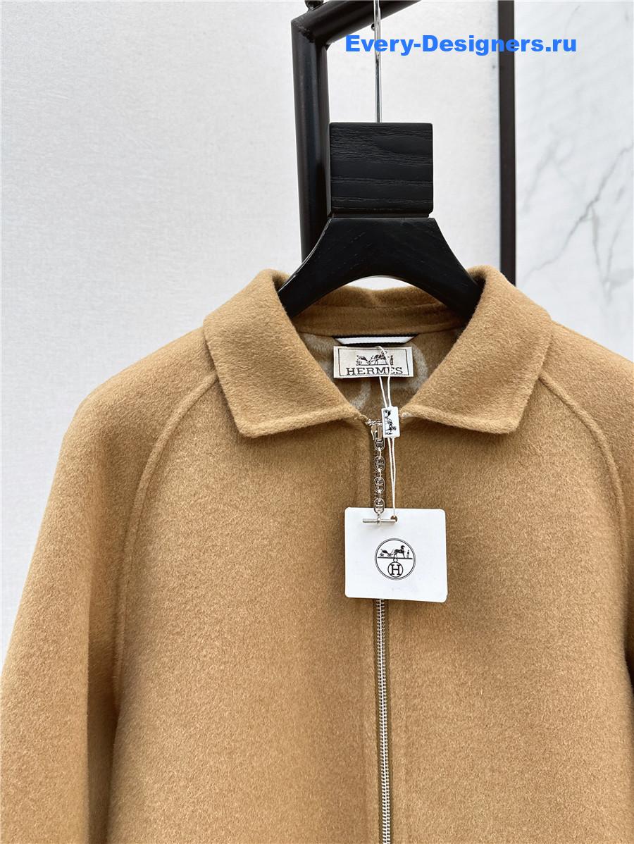 H**me5 double cashmere long coat