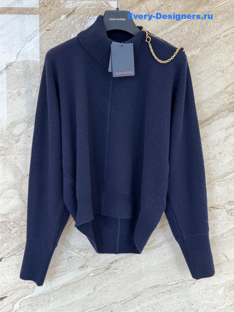 l0vis Vvtt0n twist collar pullover
