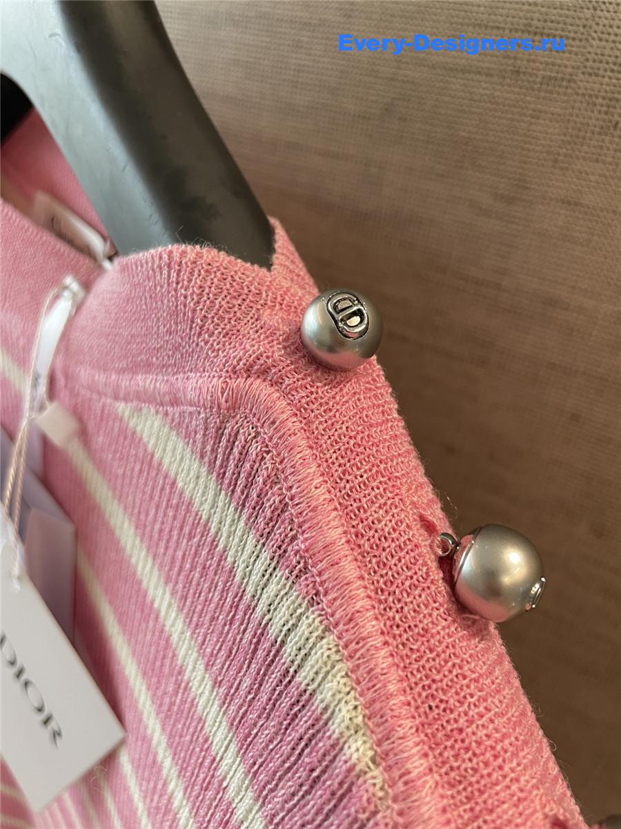 D10riviera striped linen-silk sweater