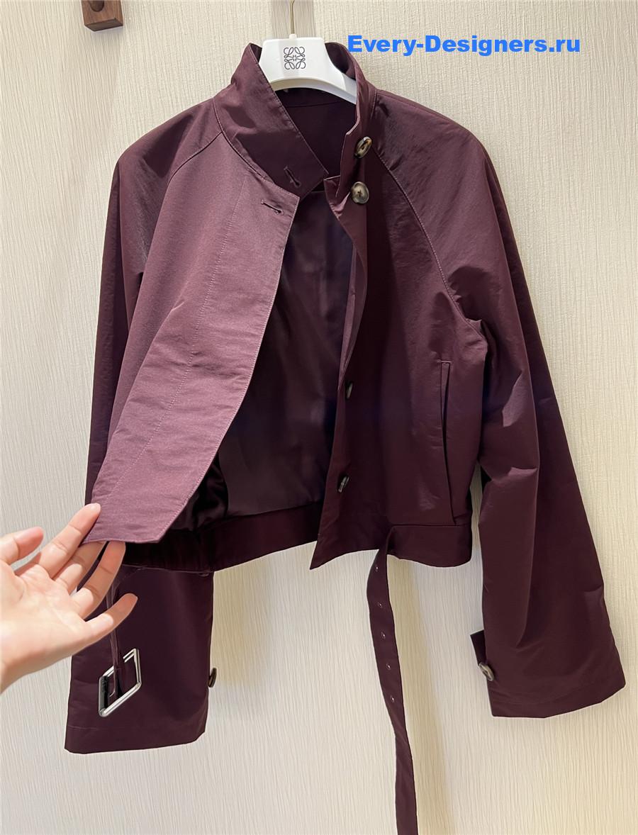 L0ew* lamb skin bomber jacket
