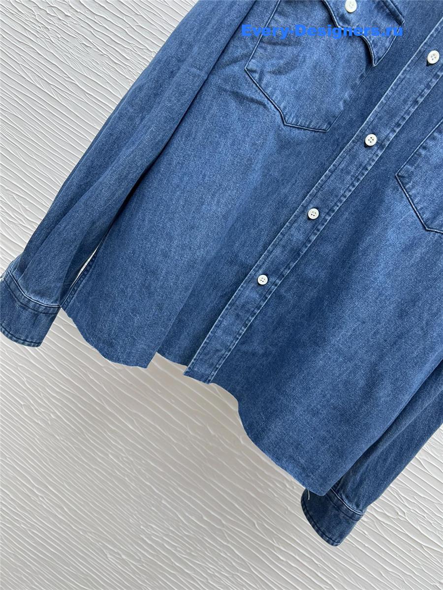 Miu Miu Women’s Chambray Denim Shirt