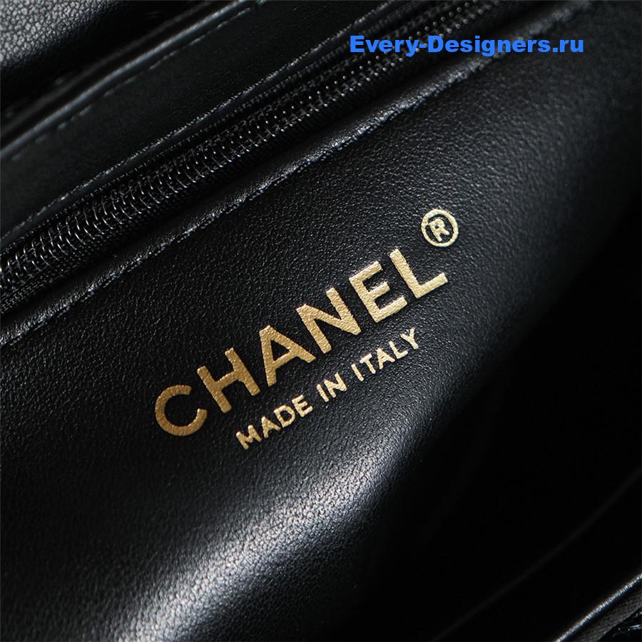 Ch**el black sequins kelly bag
