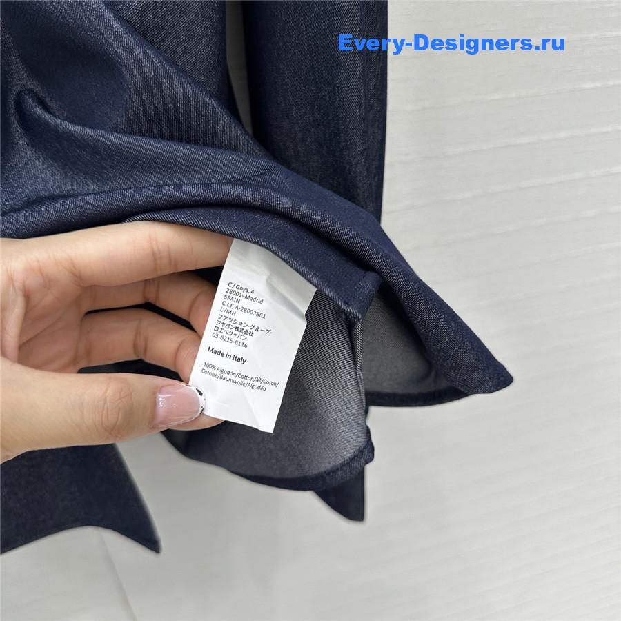 L0ew* shirt in cotton blue