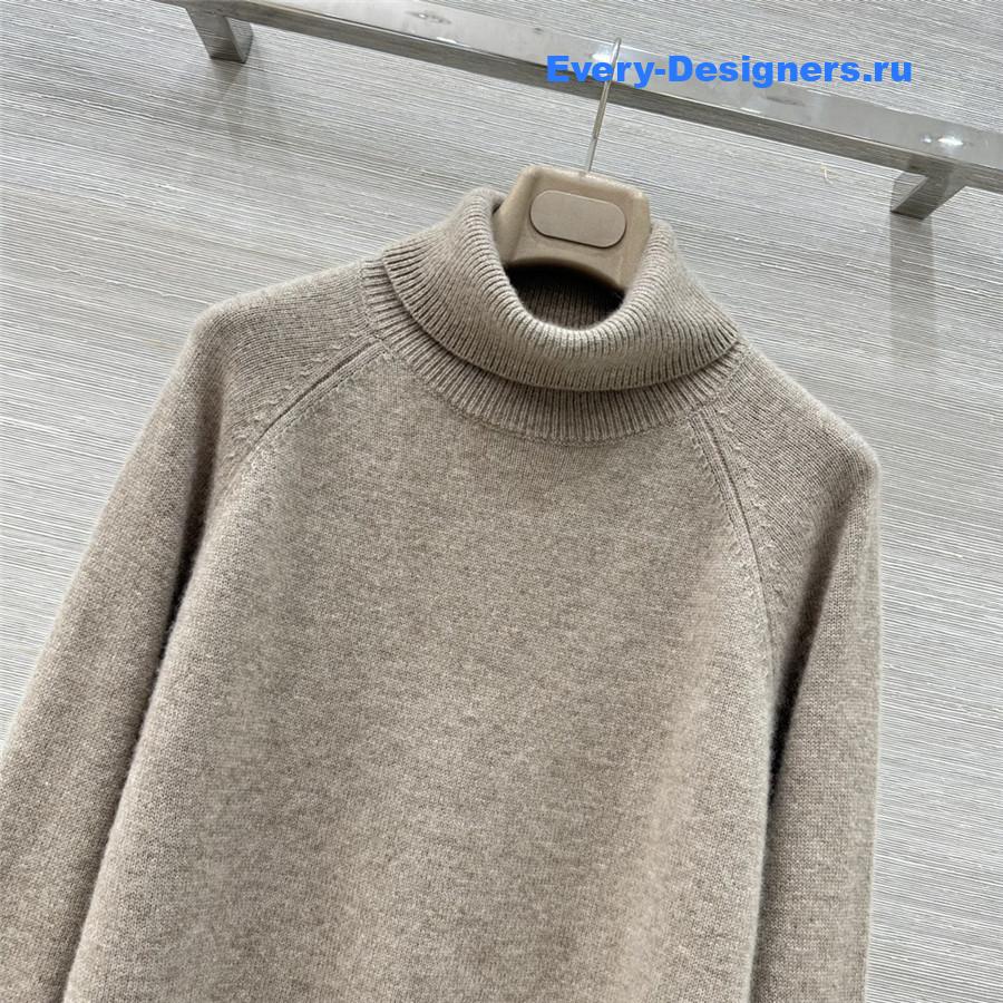 BC Striped Cashmere Turtleneck