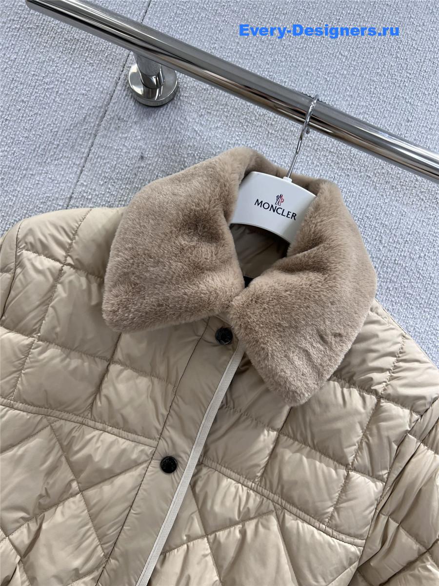 Moncler Beige Cygne Down Jacket