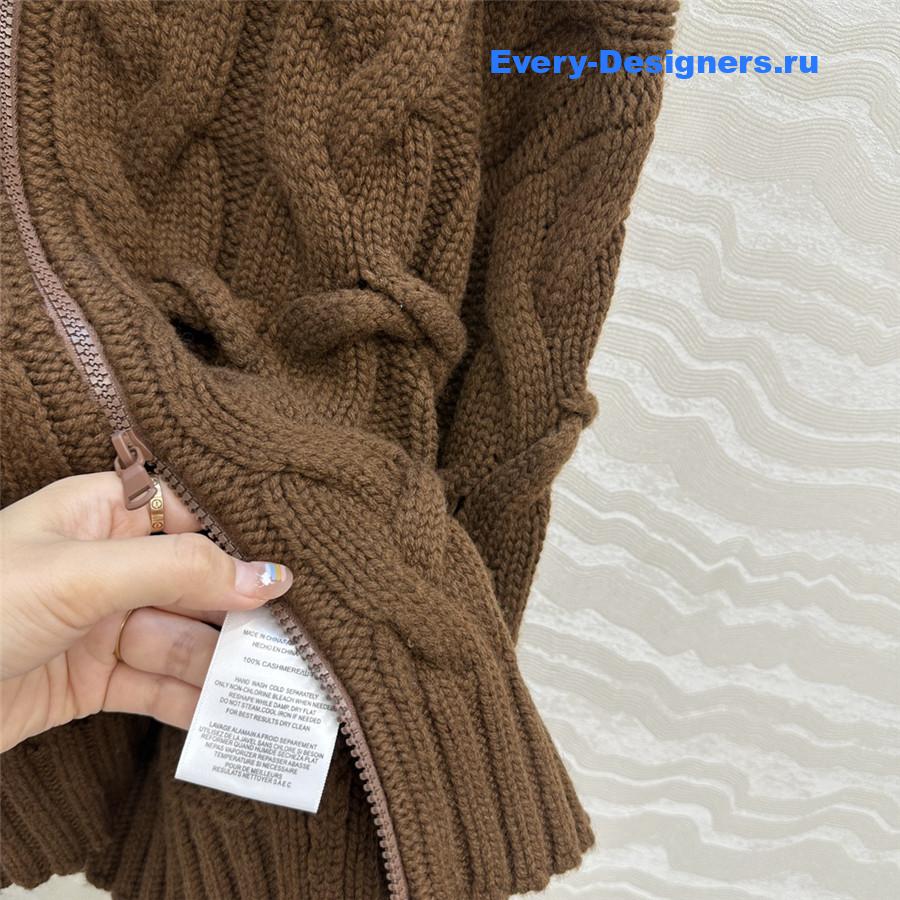 BC Alpaca Cashmere Zip-Up Cardigan