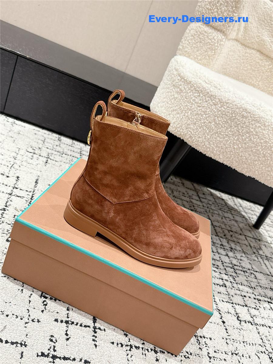 L0r0 P1ana  kilda brown suede ankle boots