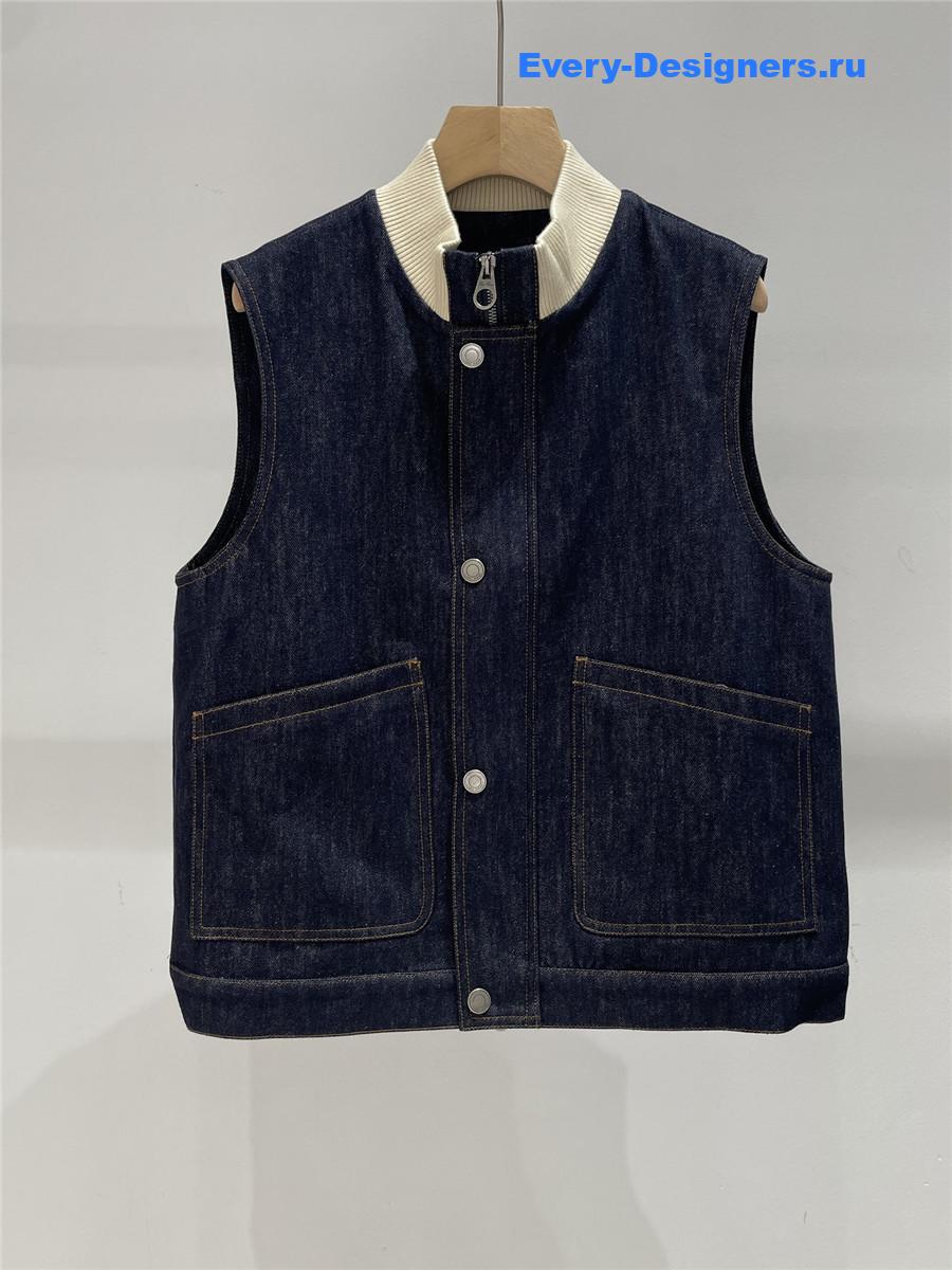 L0r0 P1ana baseball denim vest