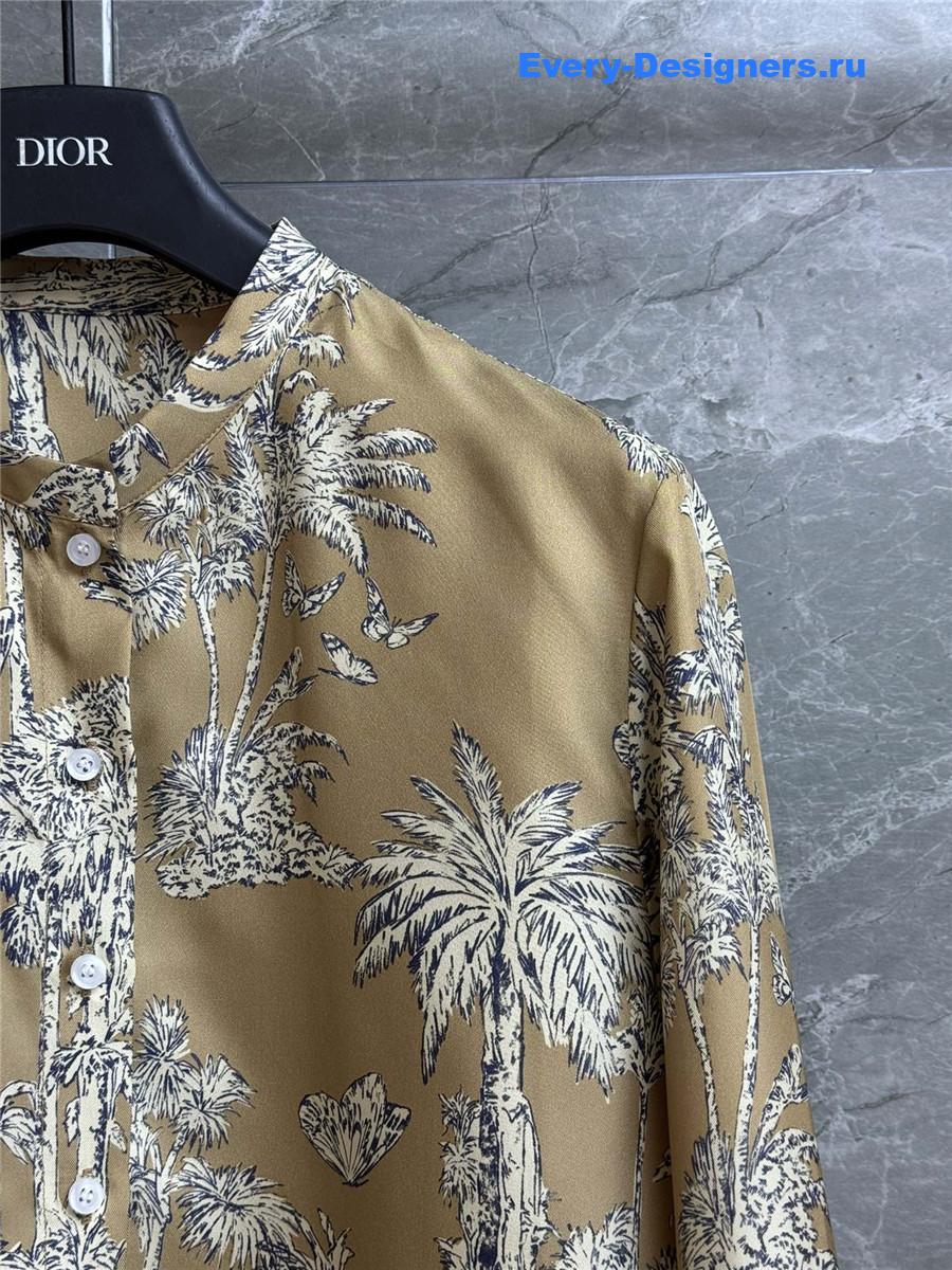 D10r D10riviera long silk blouse