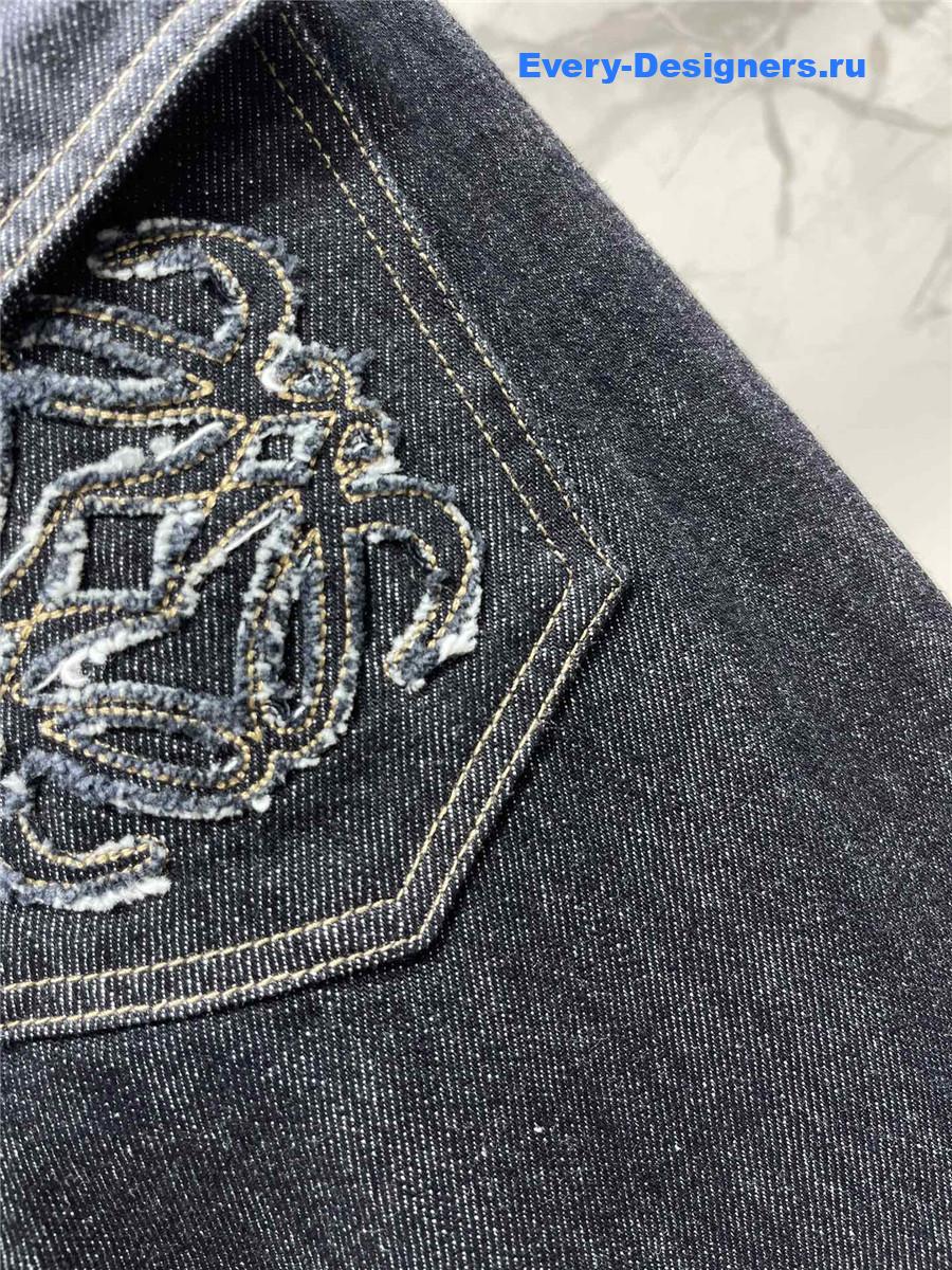 L0ew* blue wide-leg jeans