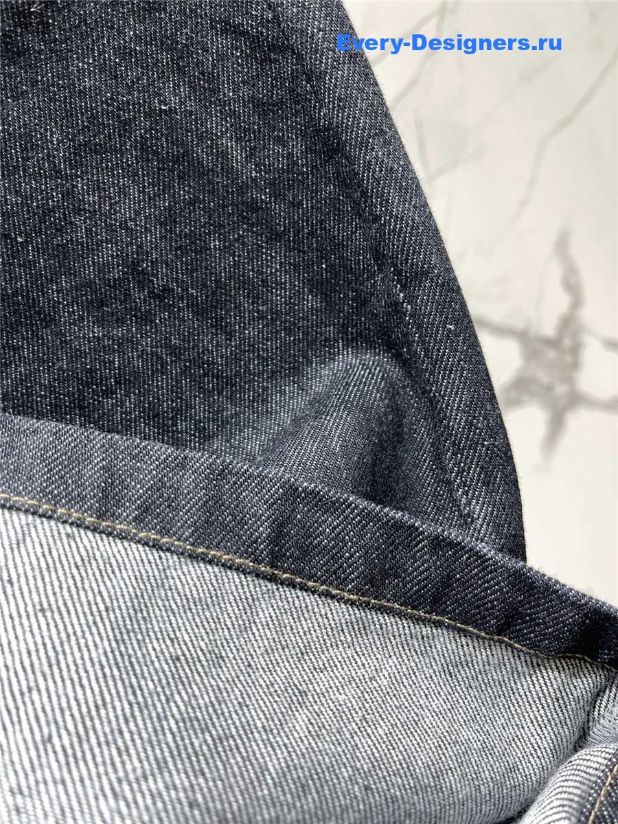 L0ew* blue wide-leg jeans