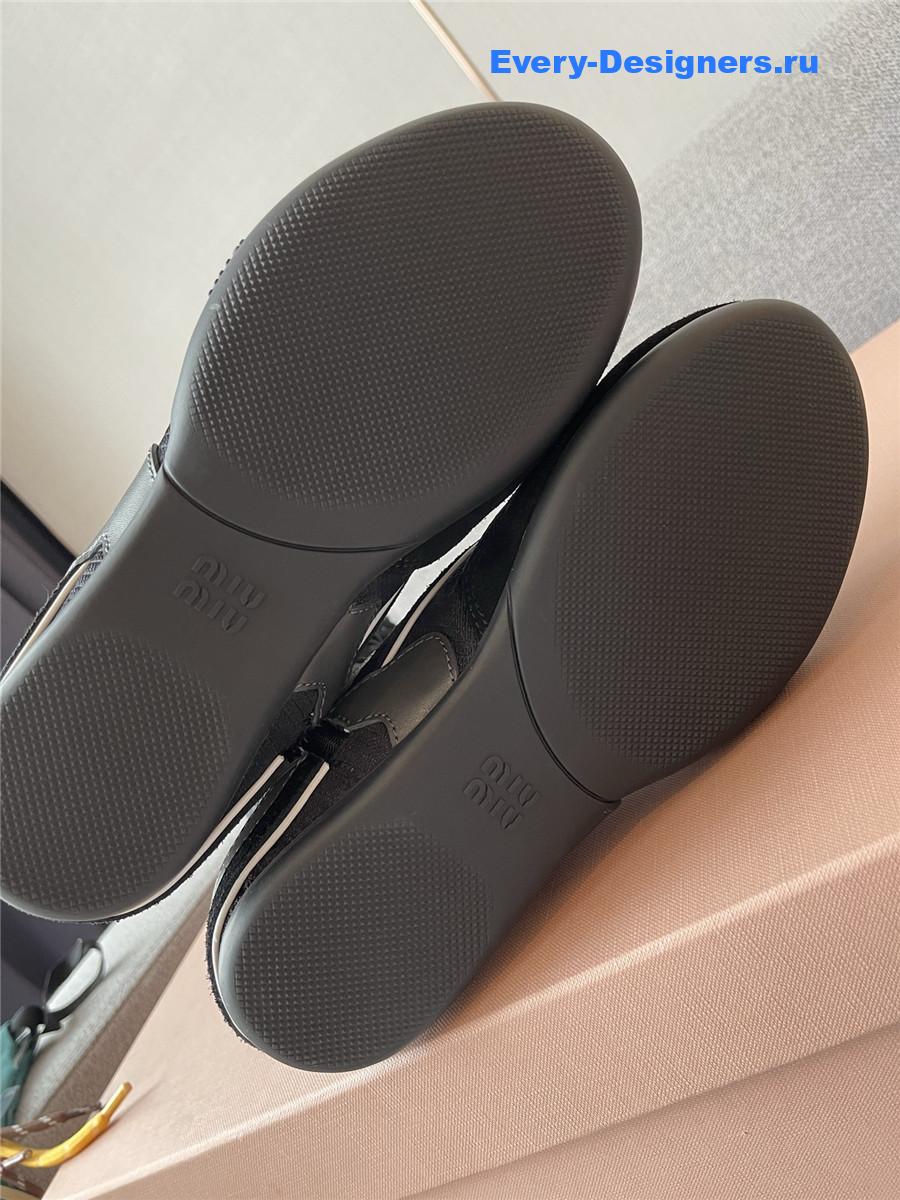 Miu Miu Black Gymnasium Boxeur Boots