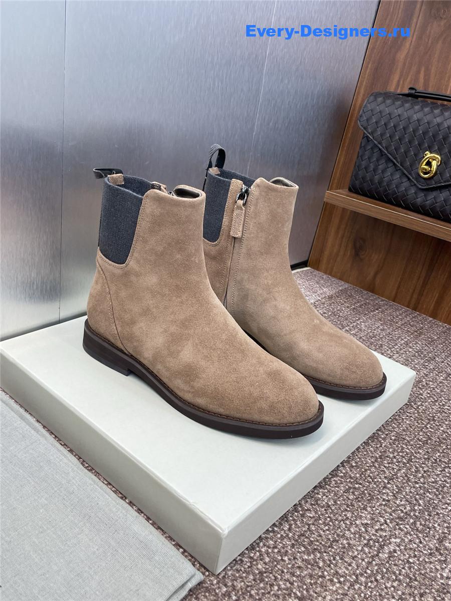BC Brown Suede Monili Chelsea Boots