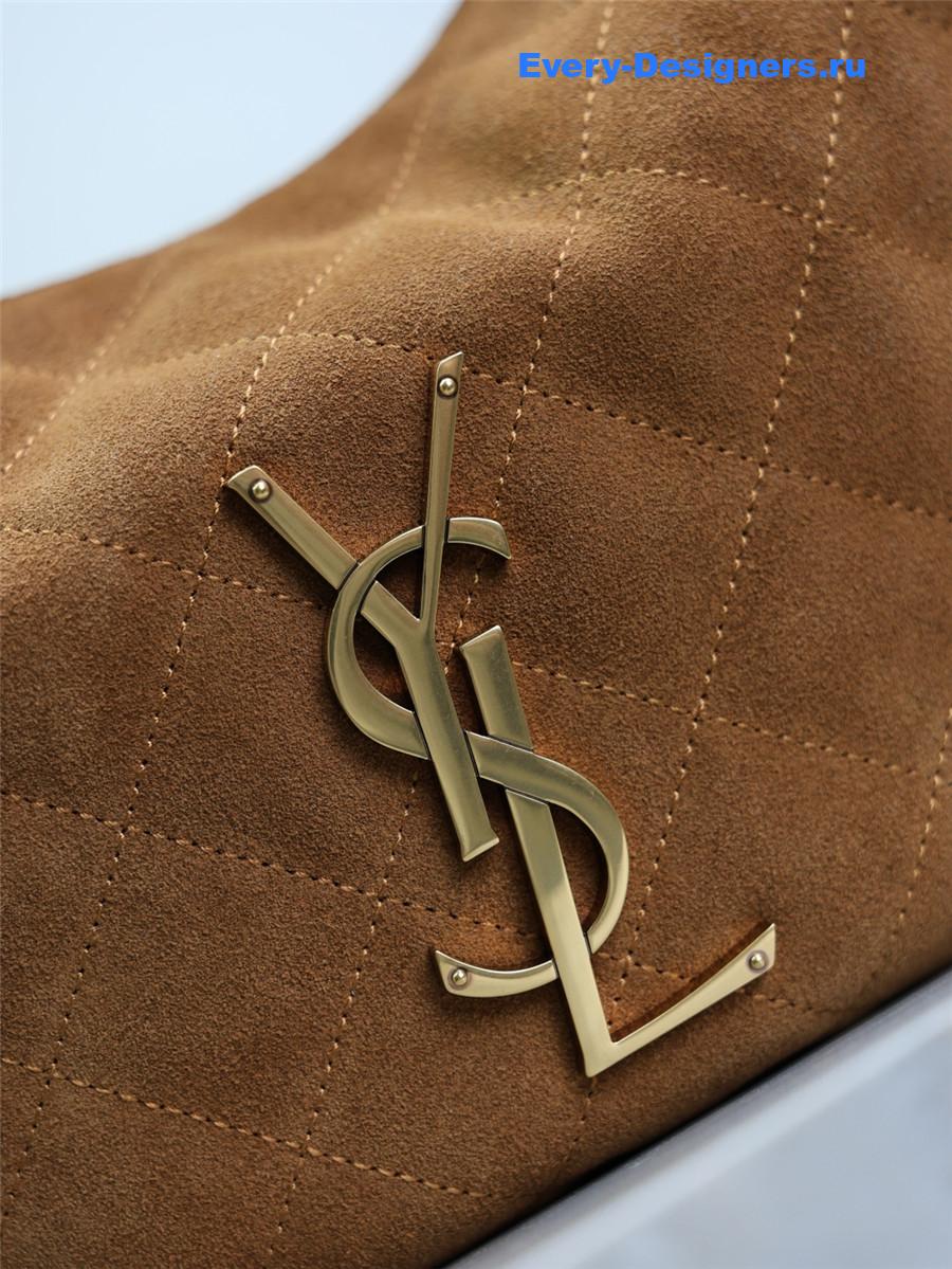 Sa1nt Lau*nt brown suede icare baby hobo