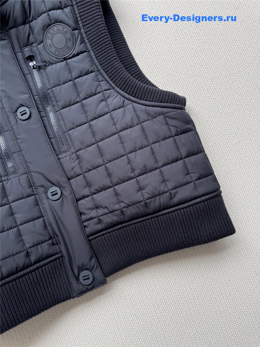 H**me5 black padded vest