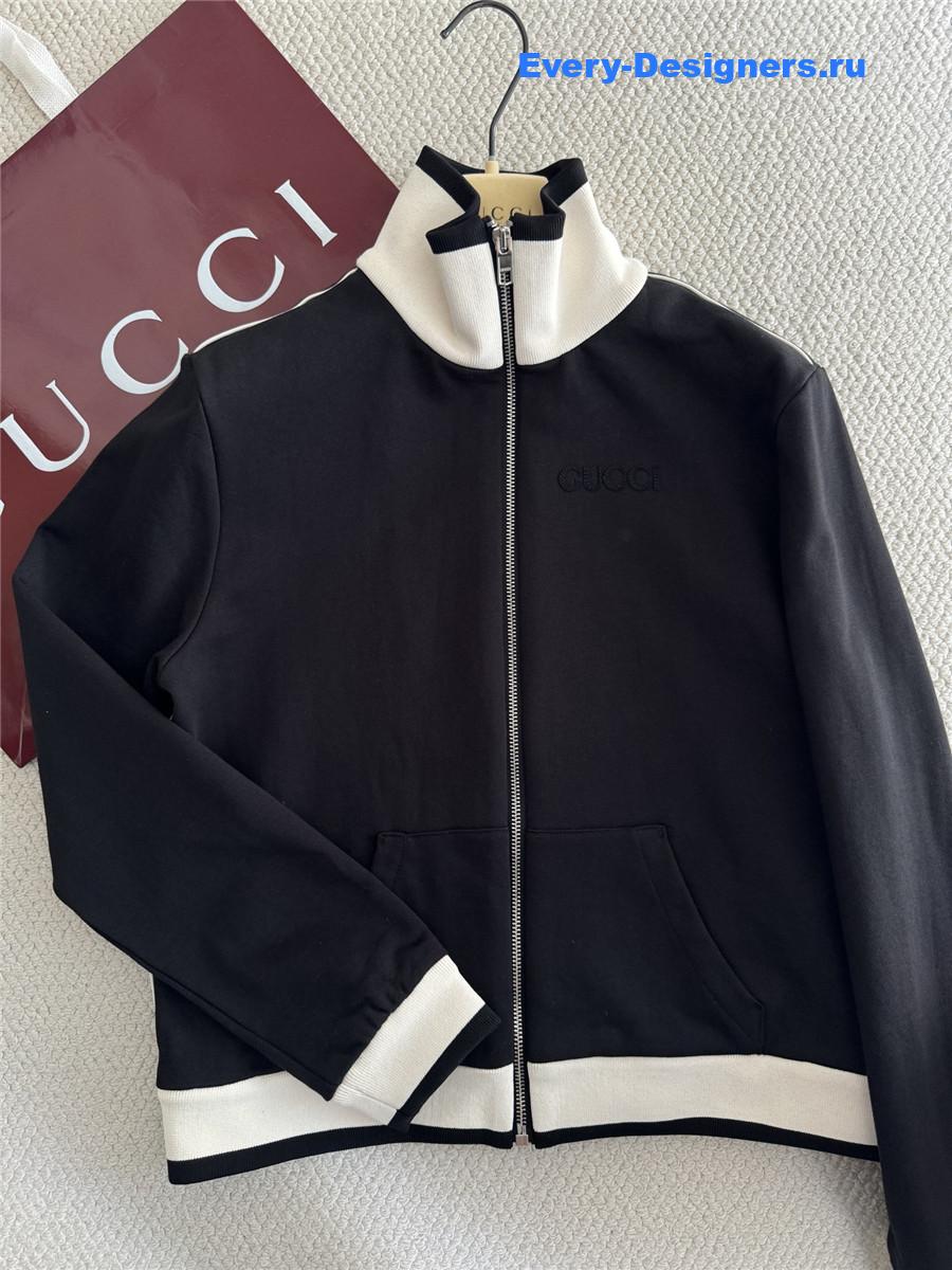 Gvc*1 zip-up jacket with elastic waist pants set