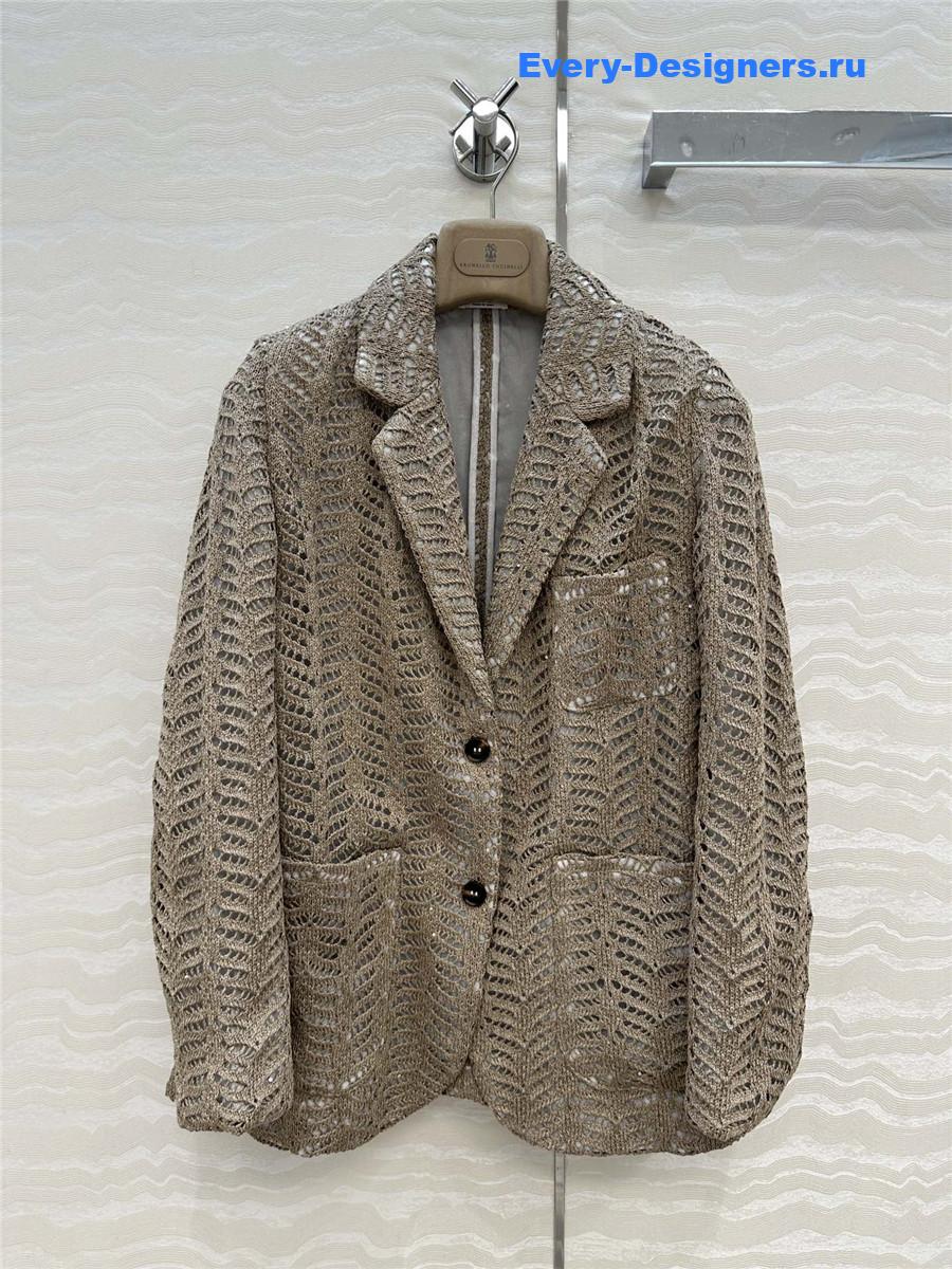 BC Lace-appliqué Blazer
