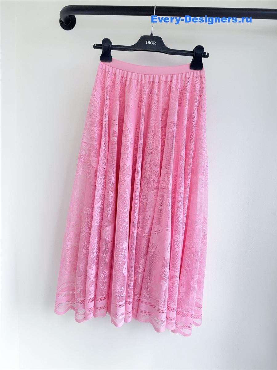 D10r D10riviera mid-length flared skirt