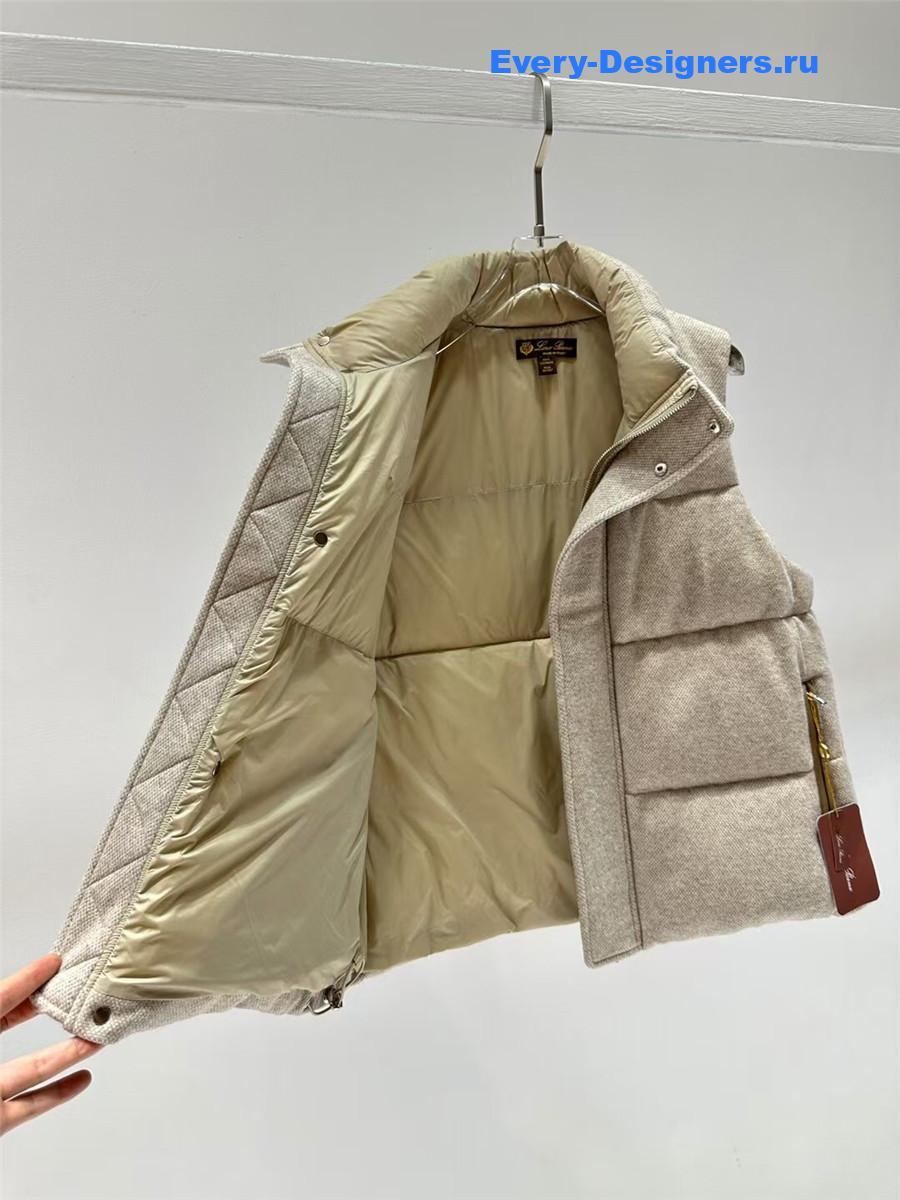 L0r0 P1ana beige cashmere vest