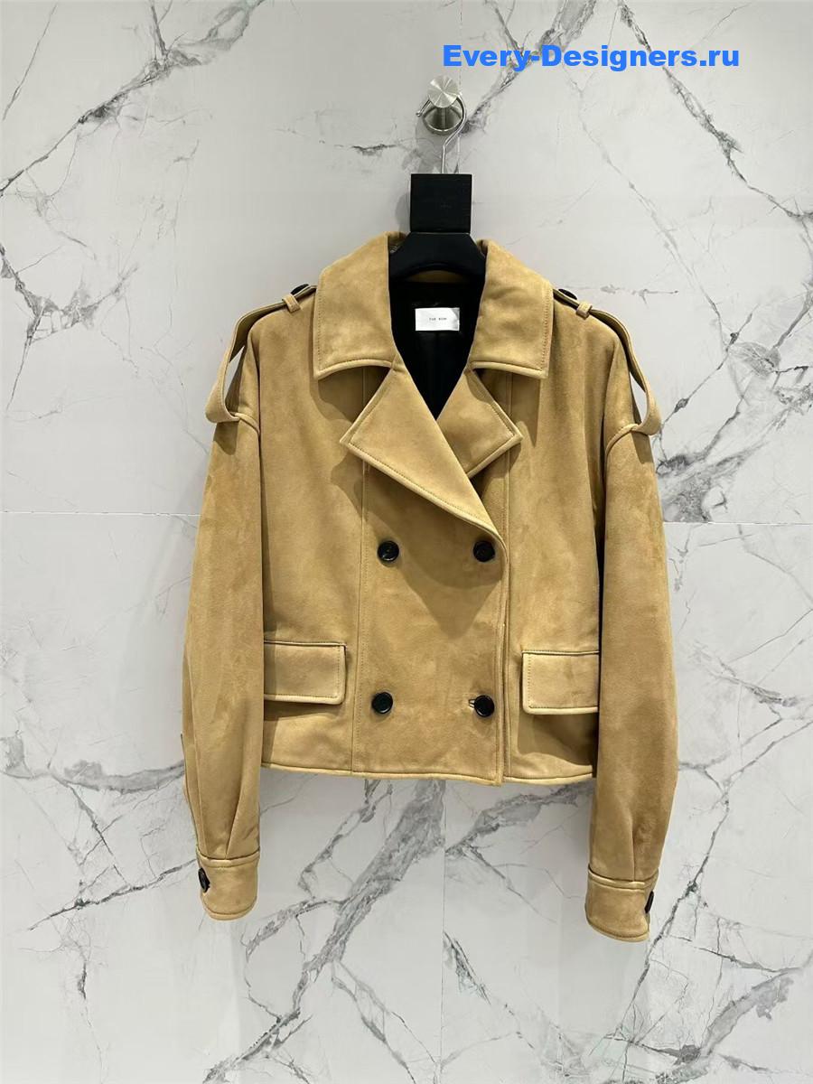 The R0w suede trench coat