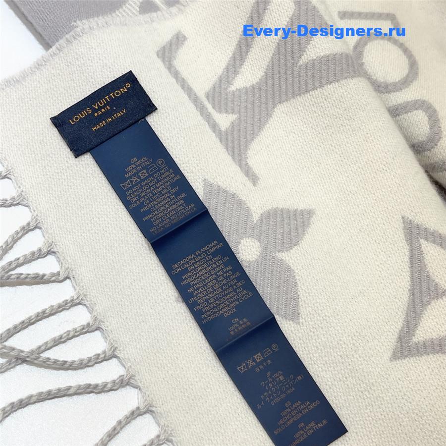 l0vis Vvtt0n lv grey essential shine scarf