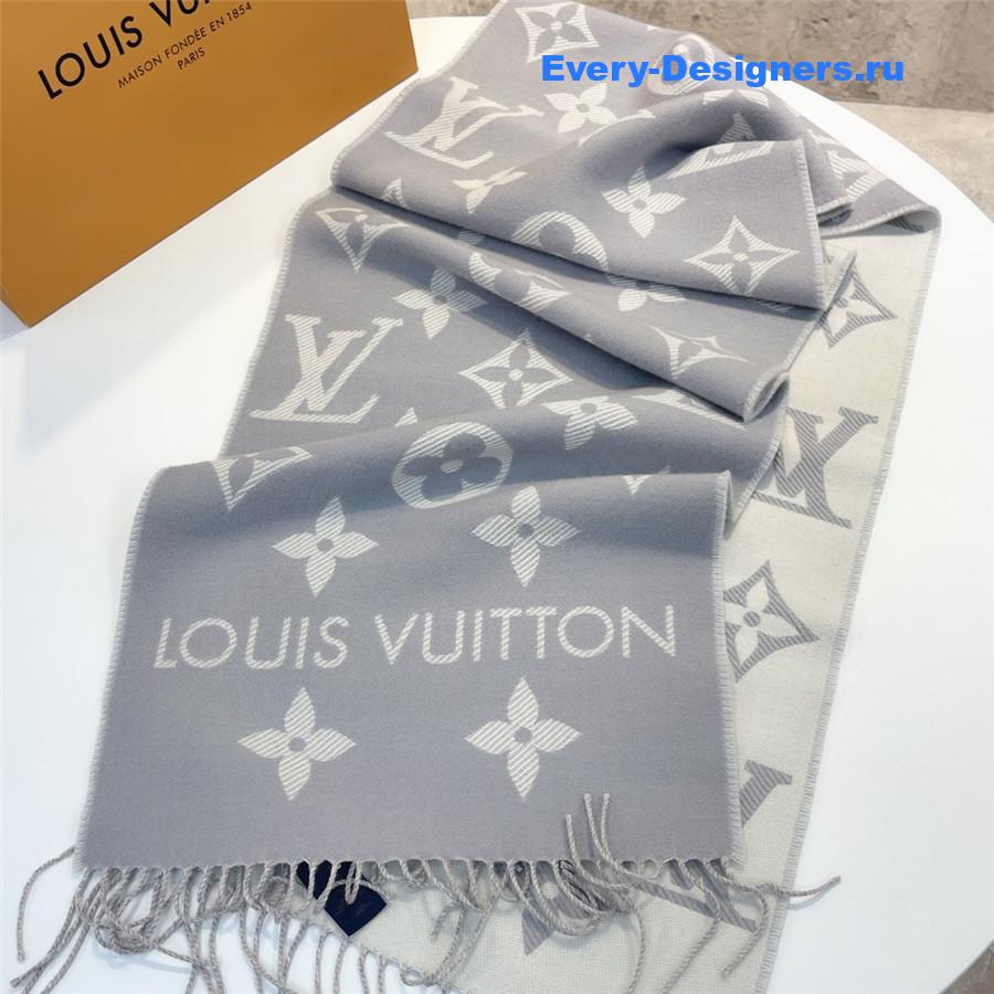 l0vis Vvtt0n lv grey essential shine scarf