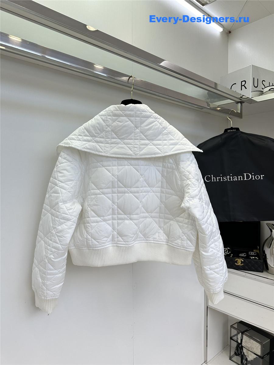 D10r macrocannage oversized collar bomber jacket