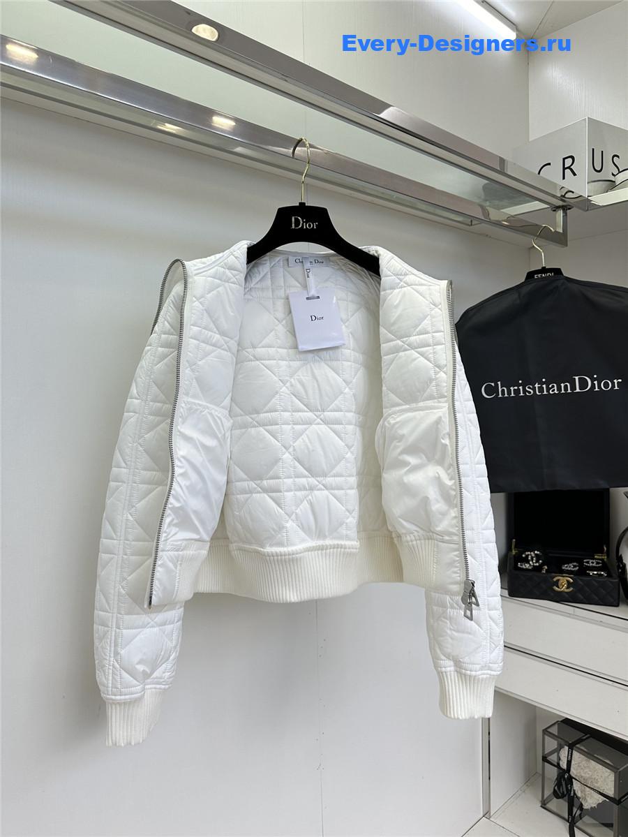 D10r macrocannage oversized collar bomber jacket