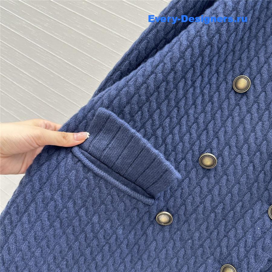BC Blue Cable Cashmere Knit Blazer
