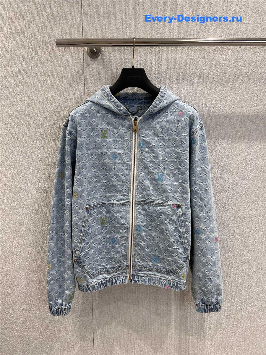 l0vis Vvtt0n x nba denim patterned jacket