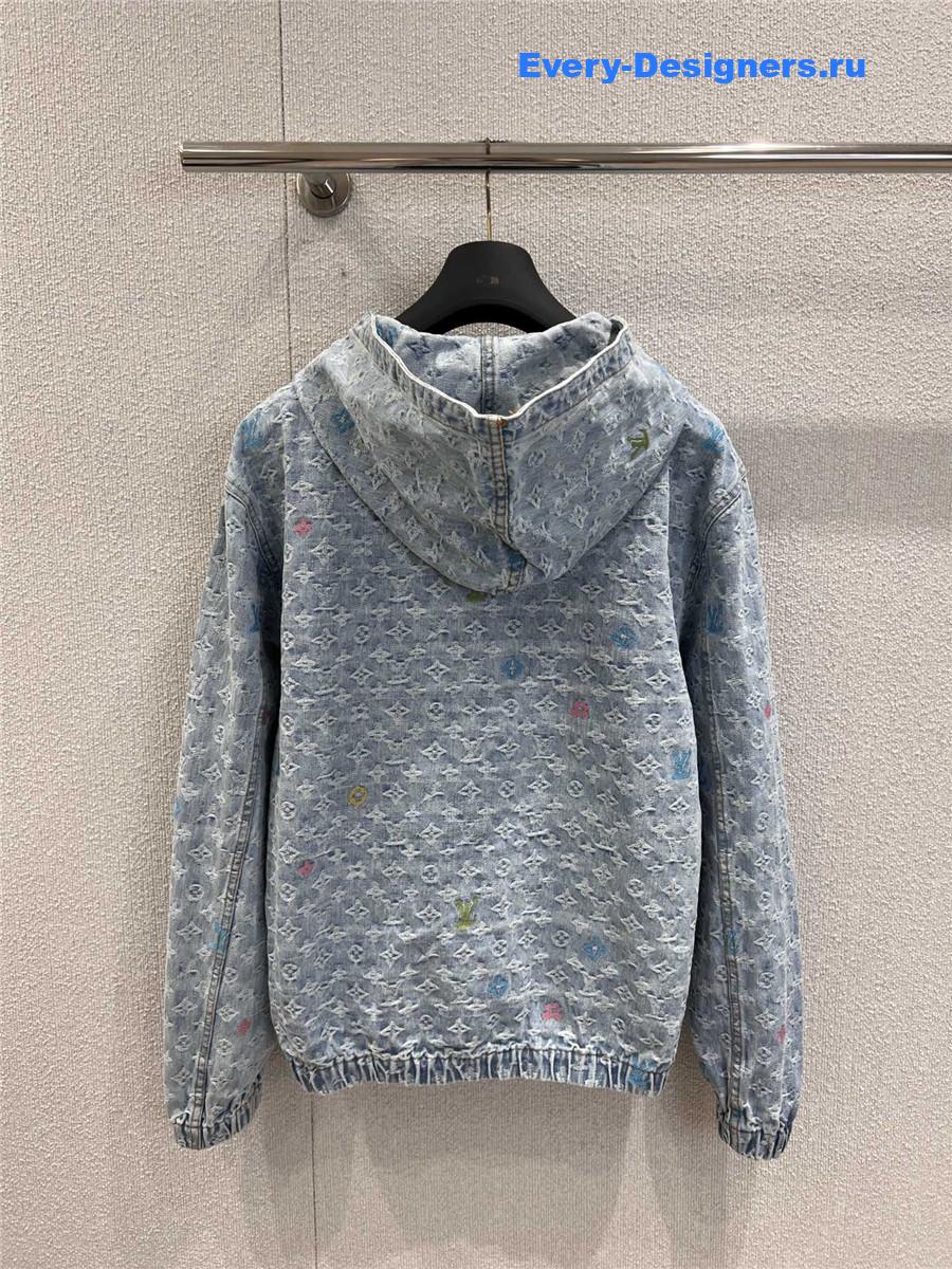 l0vis Vvtt0n x nba denim patterned jacket