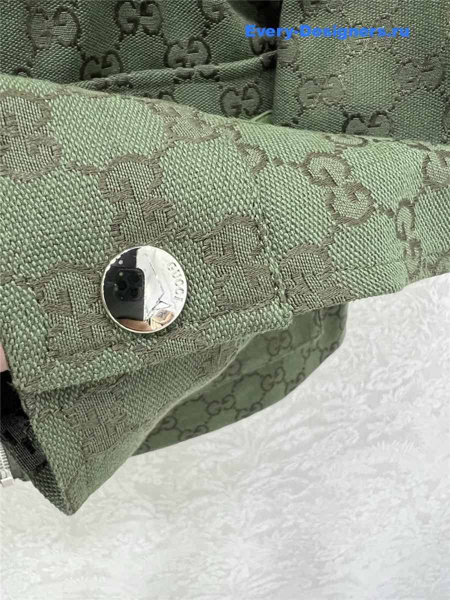 Gvc*1 gg green hooded jacquard jacket