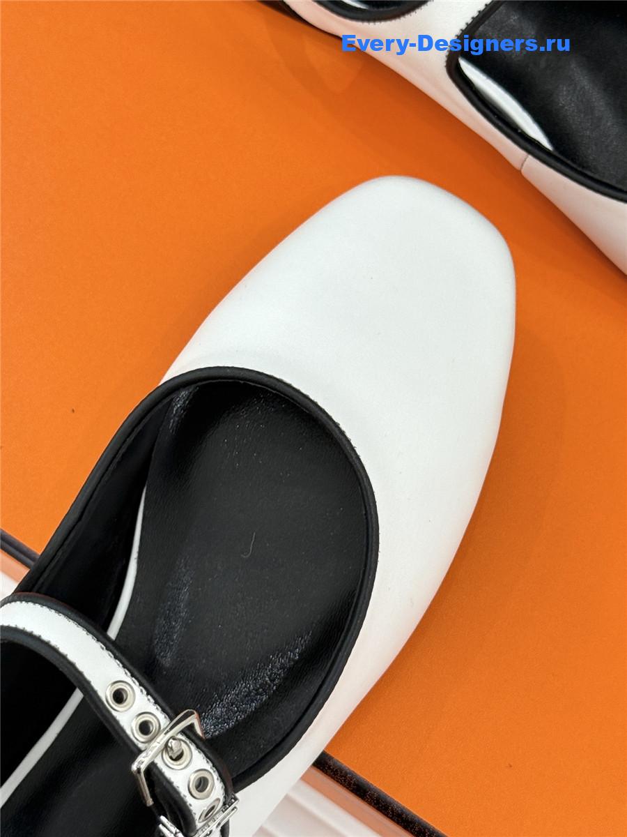 H**me5 white kleo slingback sandals