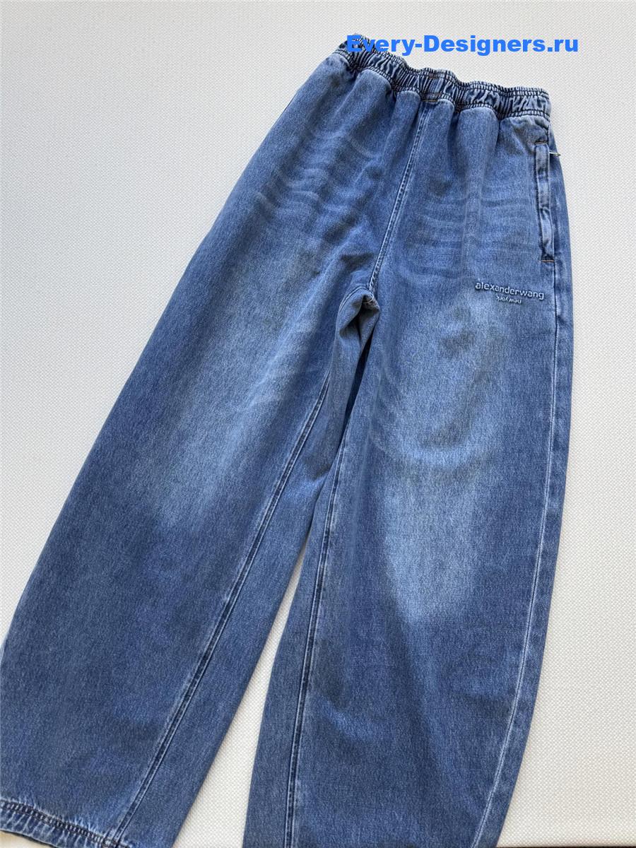 A1exa*der wang elastic waist jeans