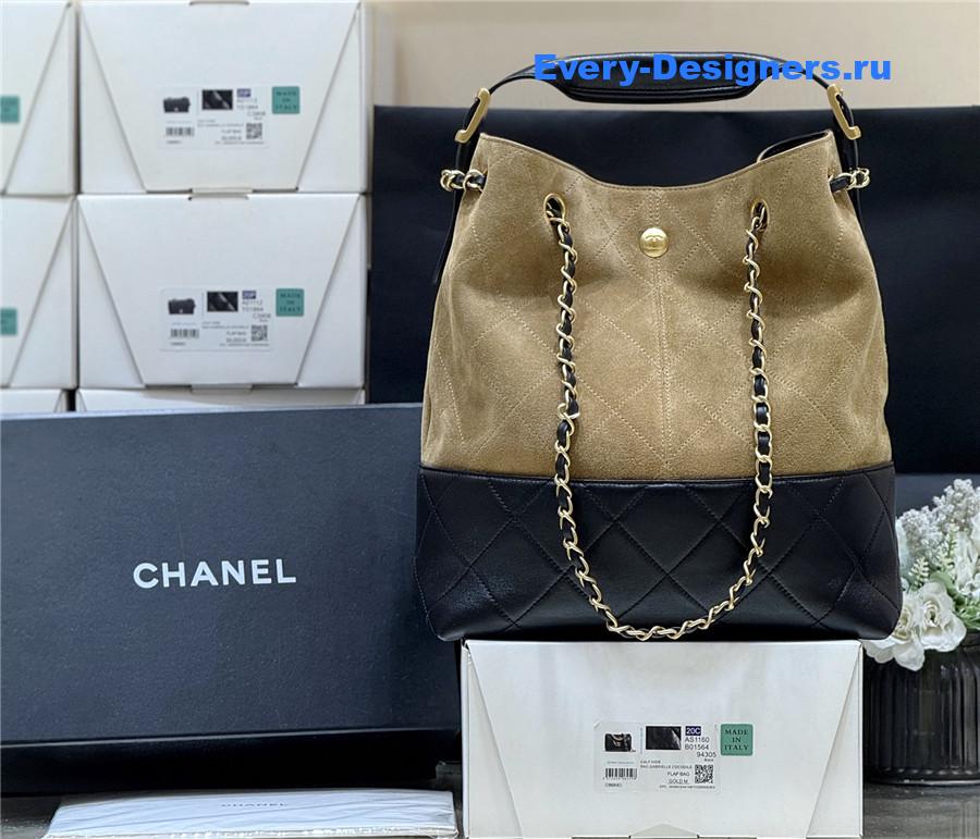Ch**el suede shopping bowling bags