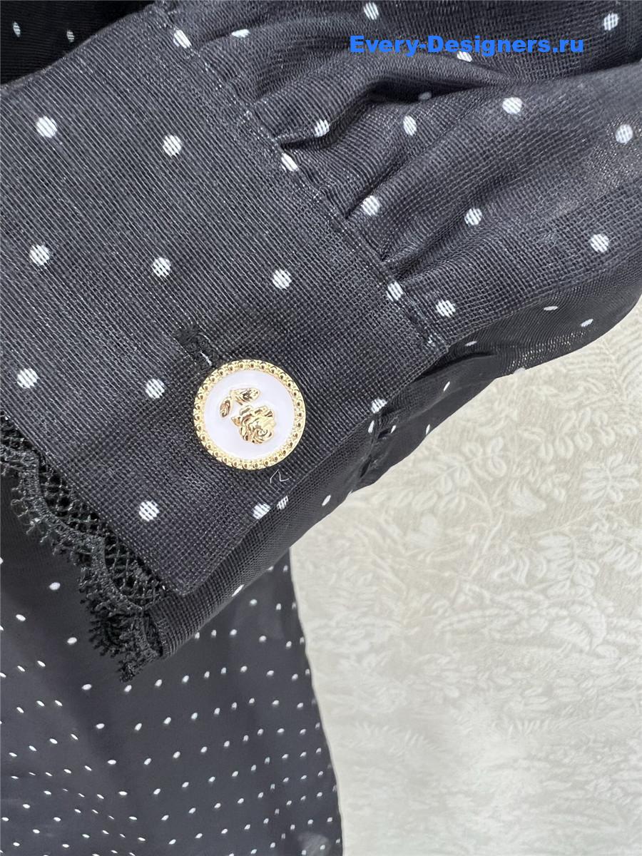 Zimm Polka Dot Ribbon Dress