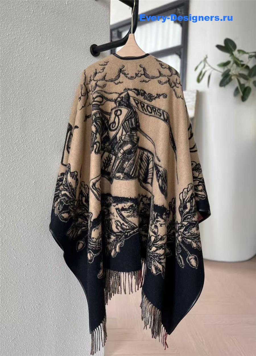 Bv*b*rry gallant knight wool cape