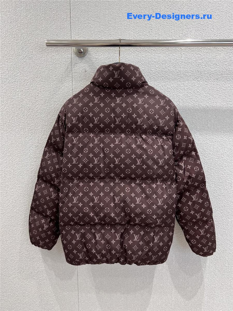 l0vis Vvtt0n monogram print down jacket