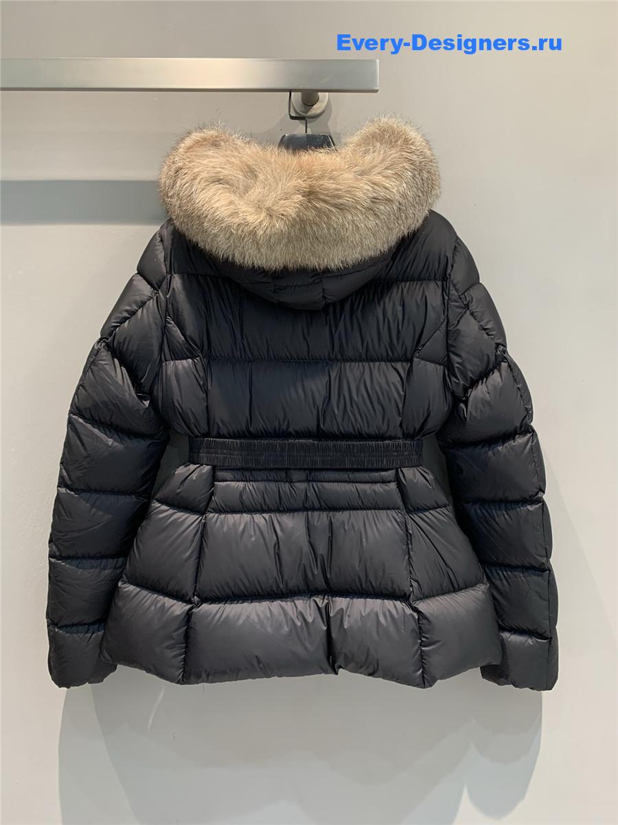 Moncler Black Boedic Hooded Short Down Jacket
