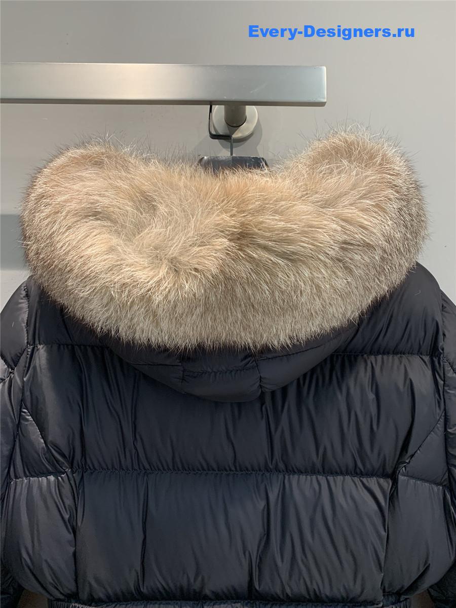 Moncler Black Boedic Hooded Short Down Jacket