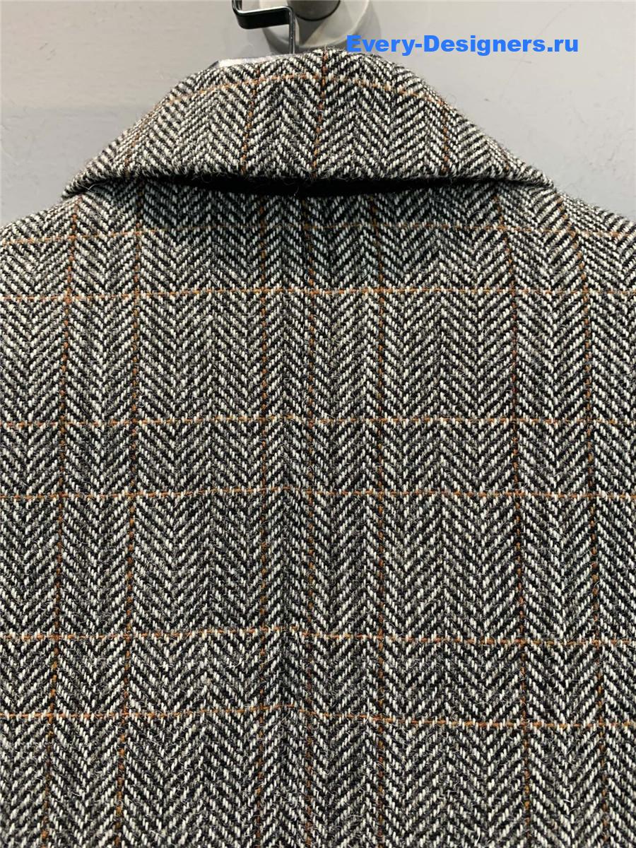 Miu Miu Grisaille Single-Breasted Jacket