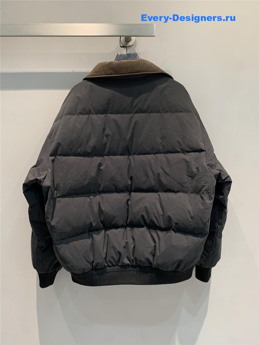 Pra*a silk-blend padded down jacket