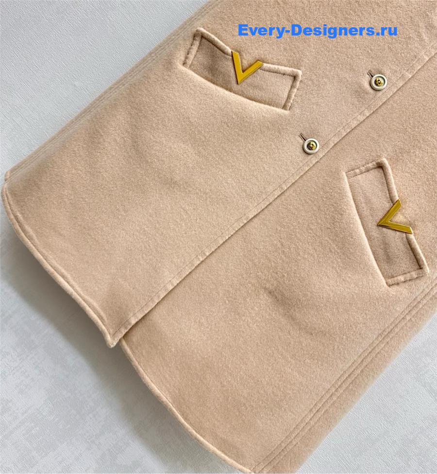 Va1e*ntin0 garavani v-logo woollen dress