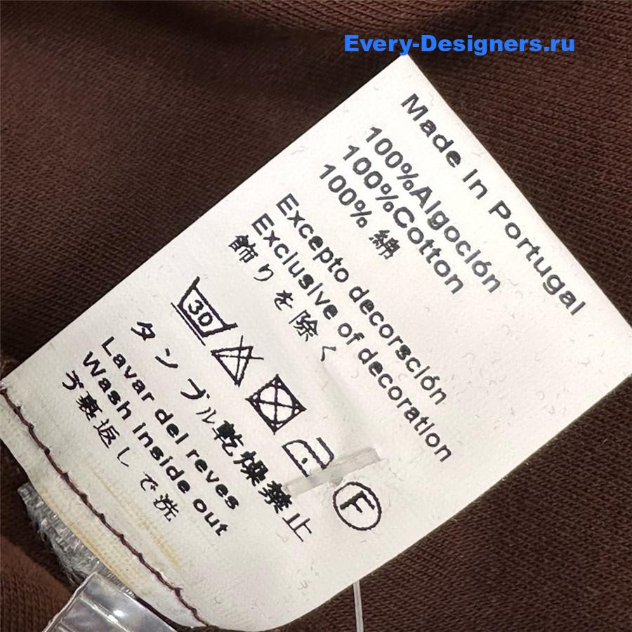 L0ew* brown long-sleeve polo dress