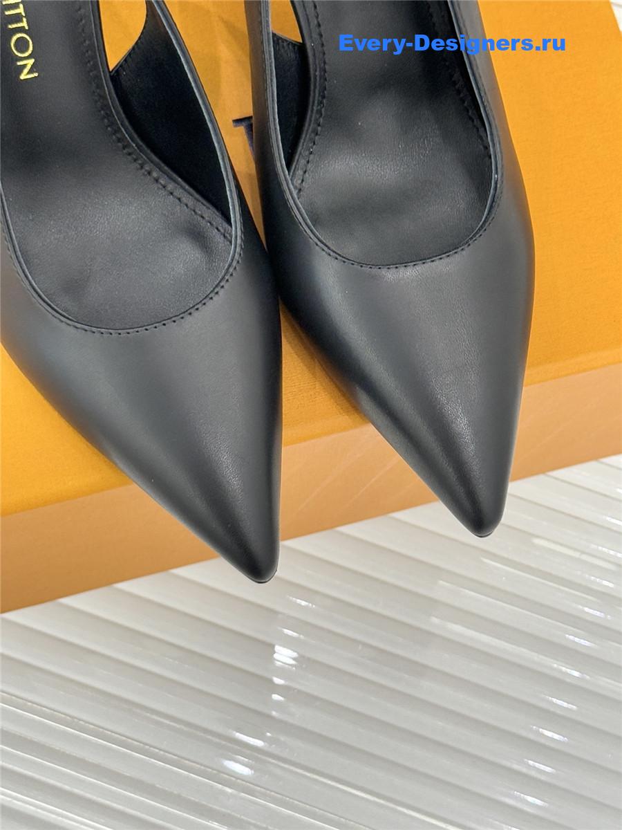 l0vis Vvtt0n black legacy slingback pump