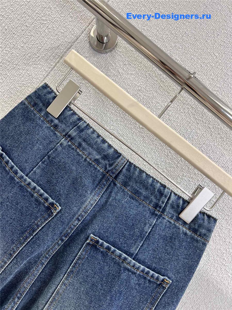 L0ew* drawstring elastic jeans