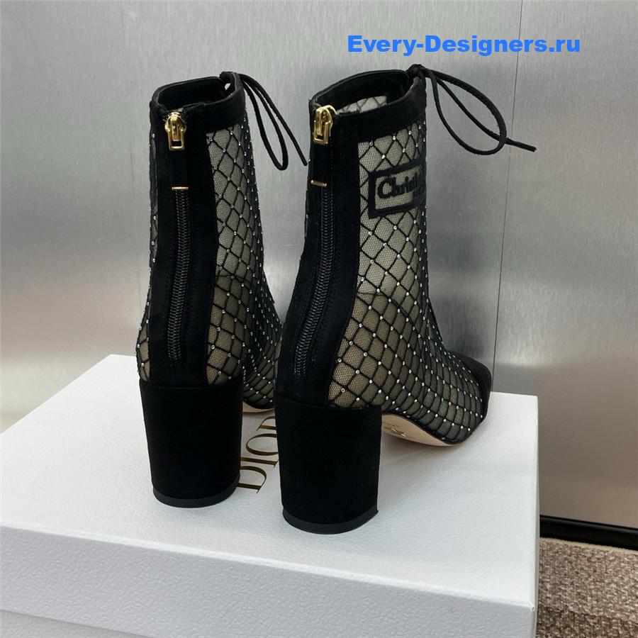 D10r black naughtily-d heeled ankle boot